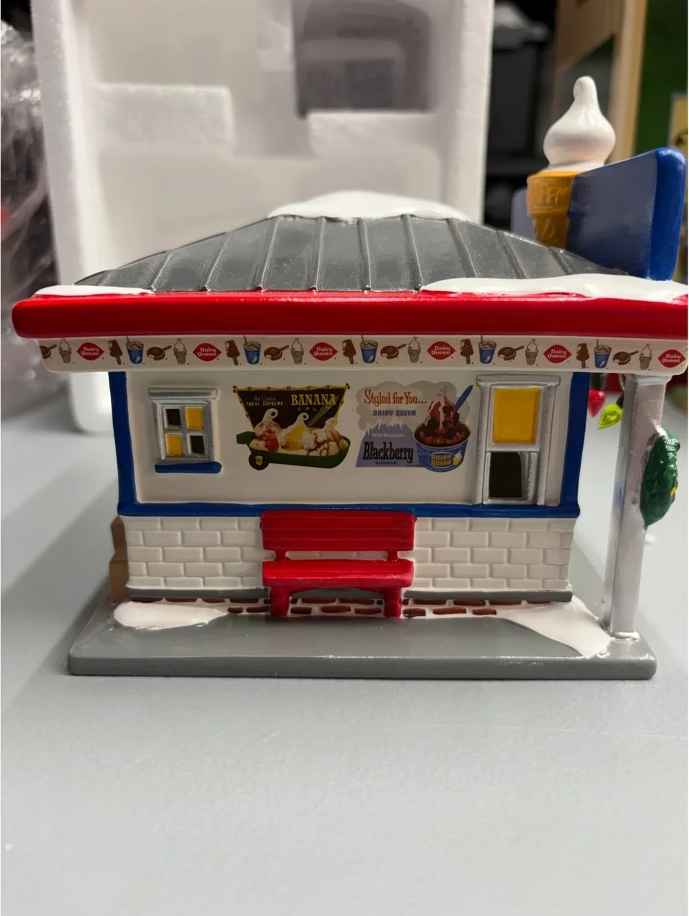 Department 56-Snow Village- Dairy Queen - 4044855